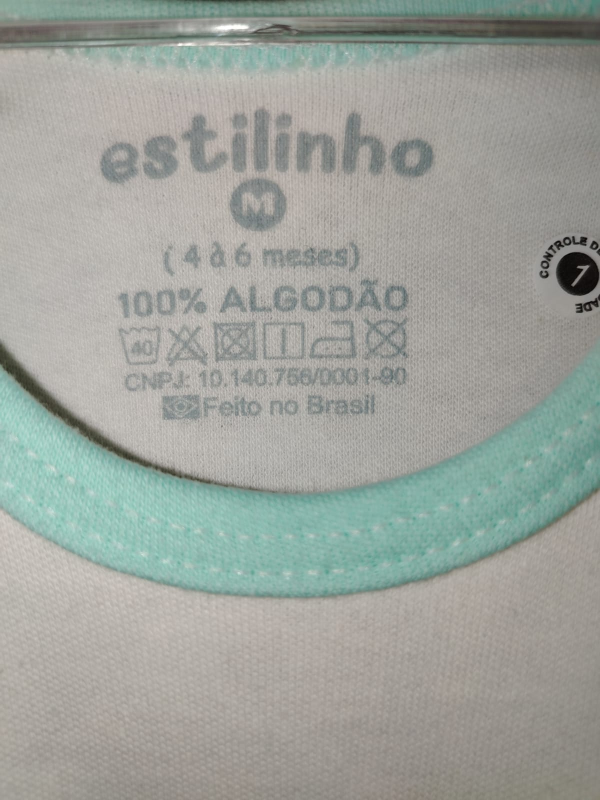Conjunto Body Bordado Jacaré White com Calça Verde Água 0306072 Tam M - Imagem 4