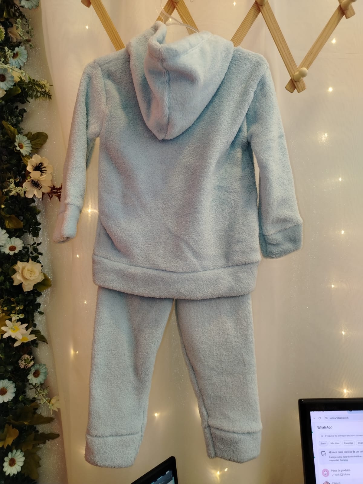 Conjunto Bebê Soft Avião Azul Claro Gui Confecções Ref. 13 Tam P - Imagem 5