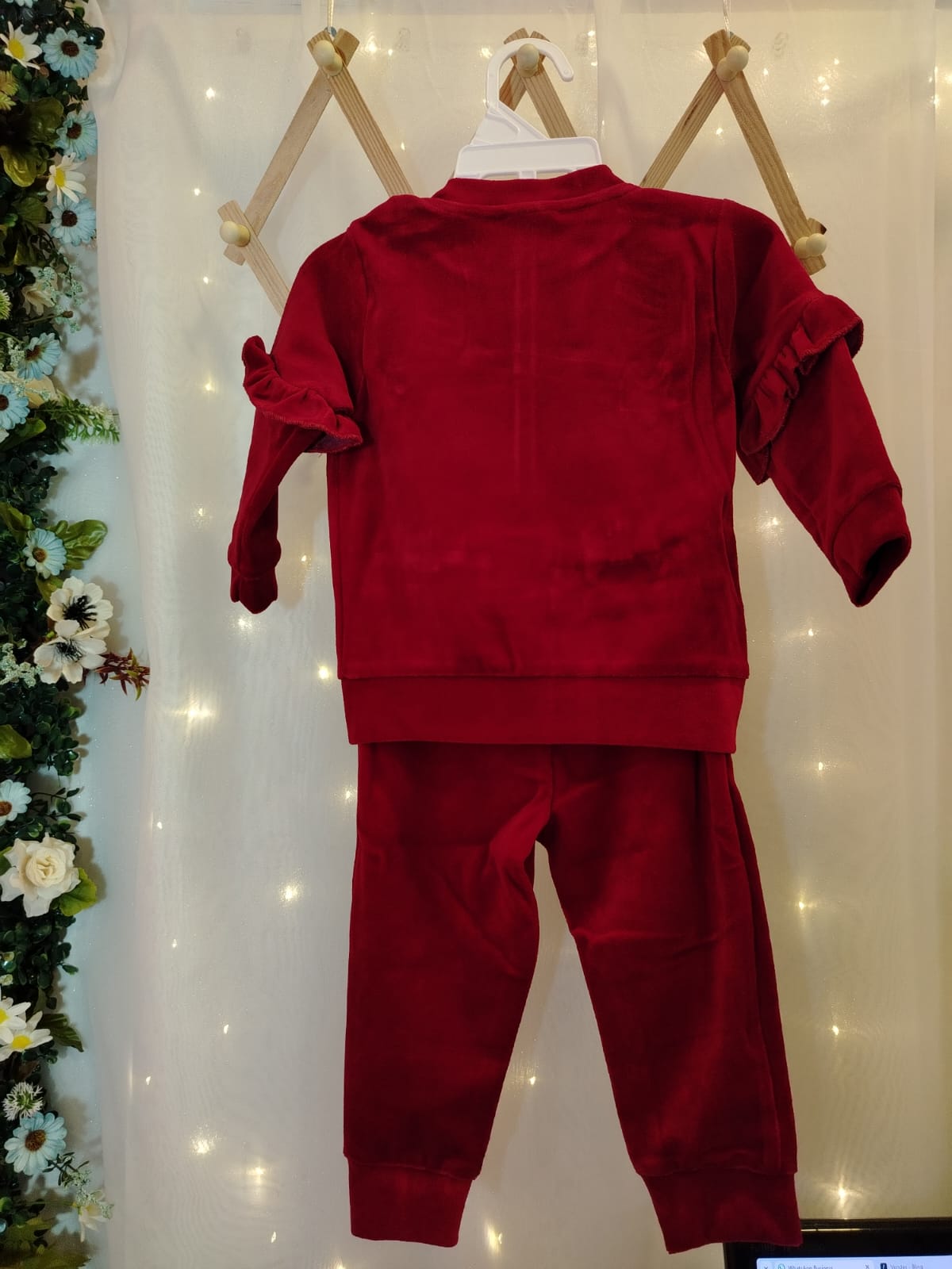 Conjunto Infantil Plush Cherry Vermelho Cereja Baby Doces Momentos Ref. 6956 Tam G - Imagem 3