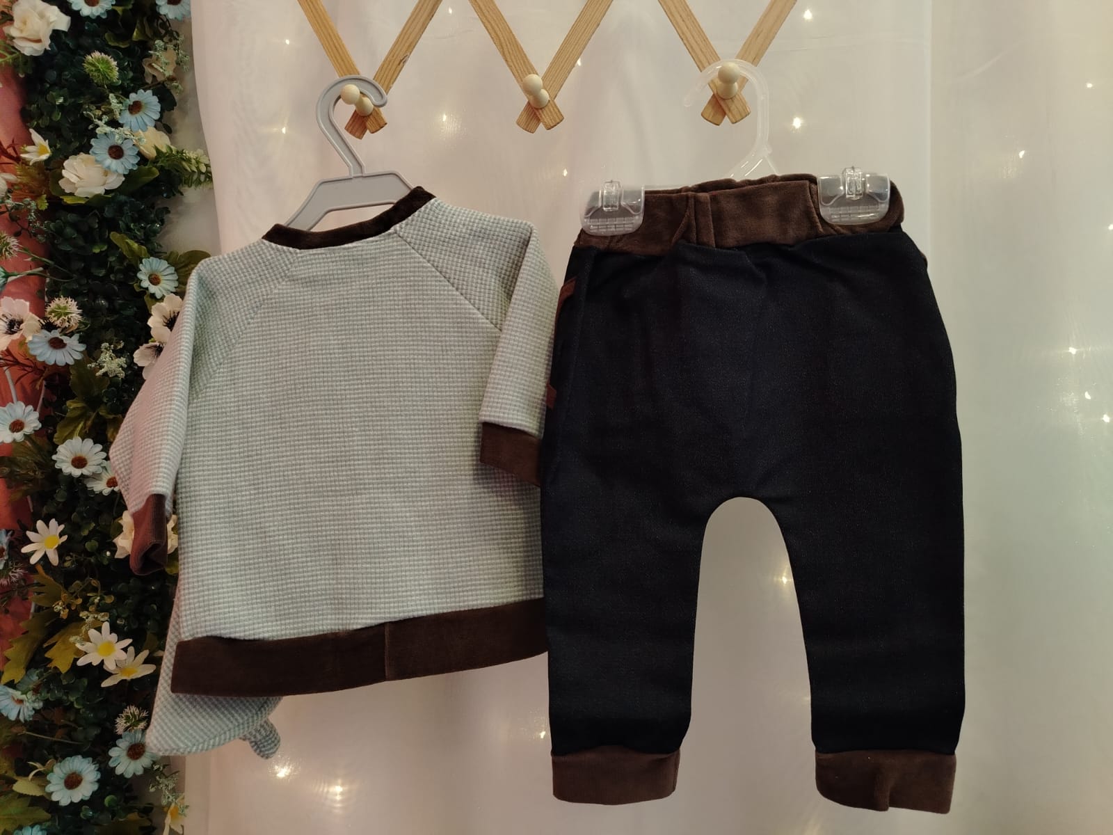 Conjunto Infantil Muleka Sapeka (Blusa 'My Friends' + Calça) Ref. 2633 Tam M - Imagem 5
