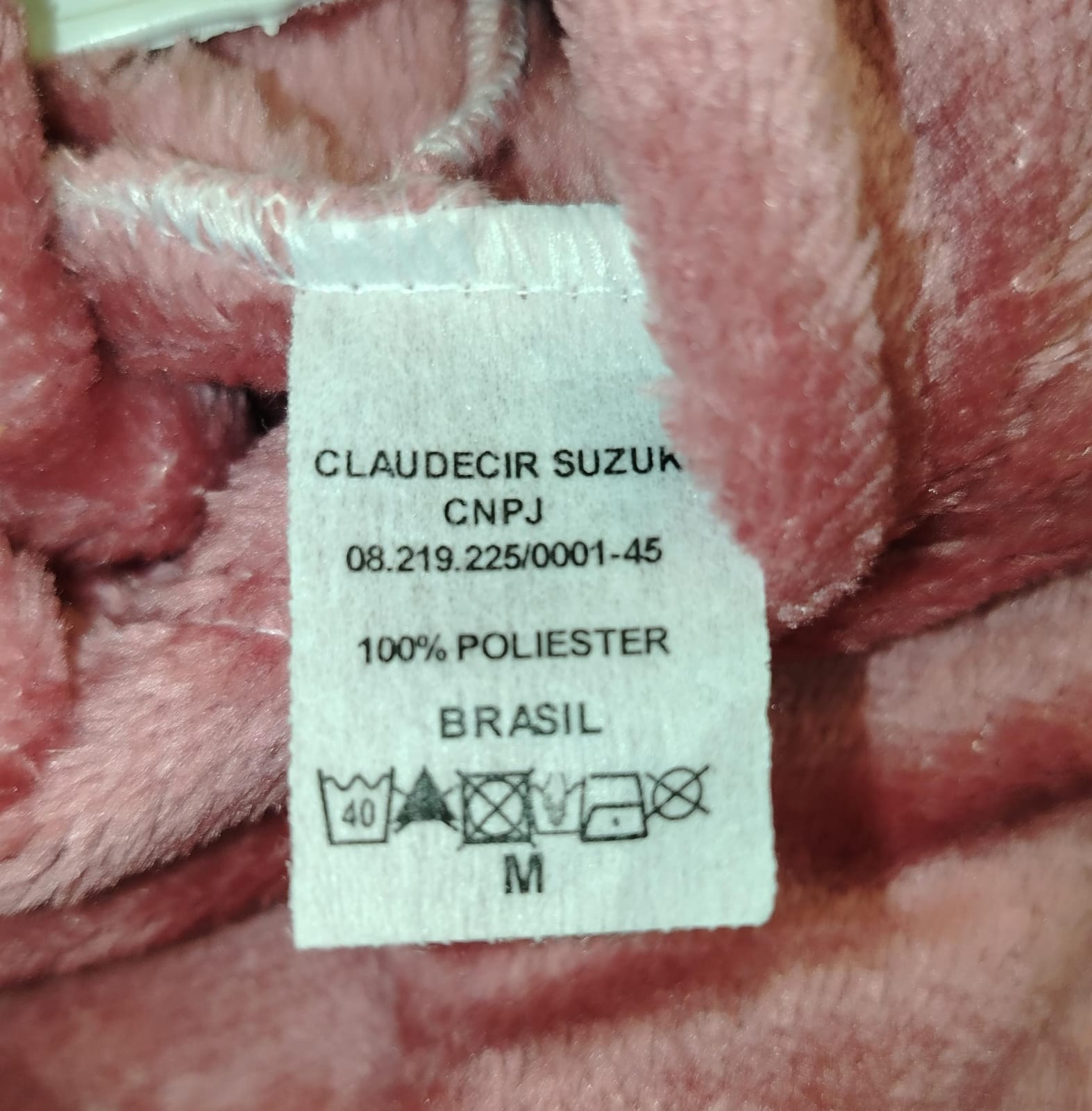 Macacão Infantil Plush com Capuz Rosa 039 Tamanho M - Imagem 4