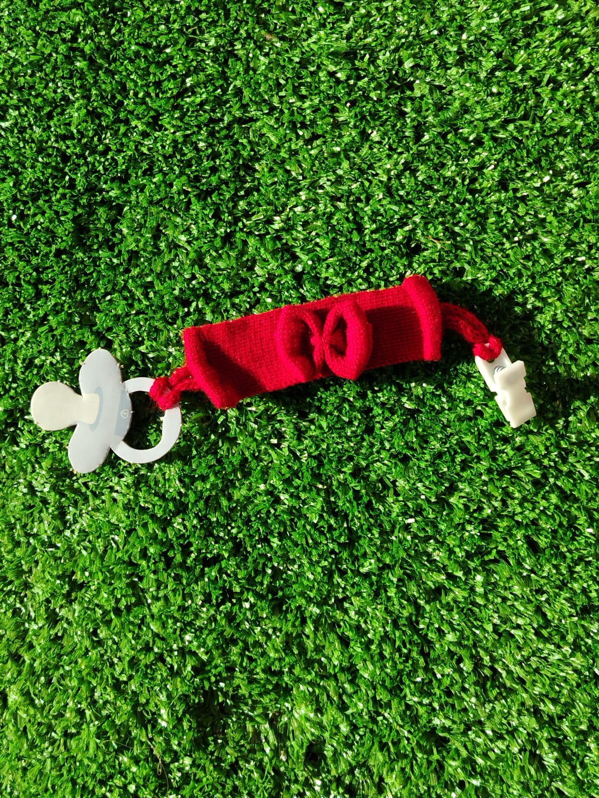 Saída Maternidade Vermelho Red Night Tricot 4 Peças 125011 Fofinho - Imagem 5