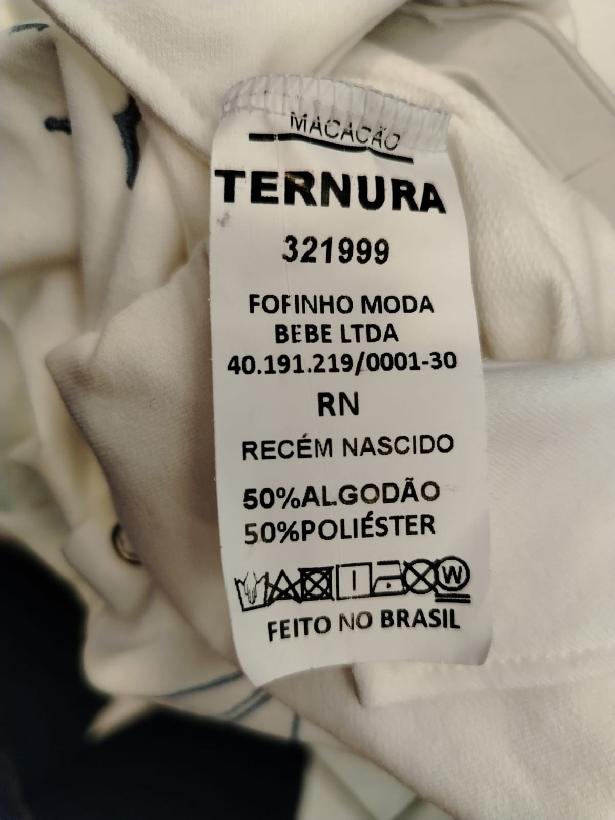 Saída Maternidade Barquinho Ternura 2 Peças 321999 Tamanho RN - Imagem 6