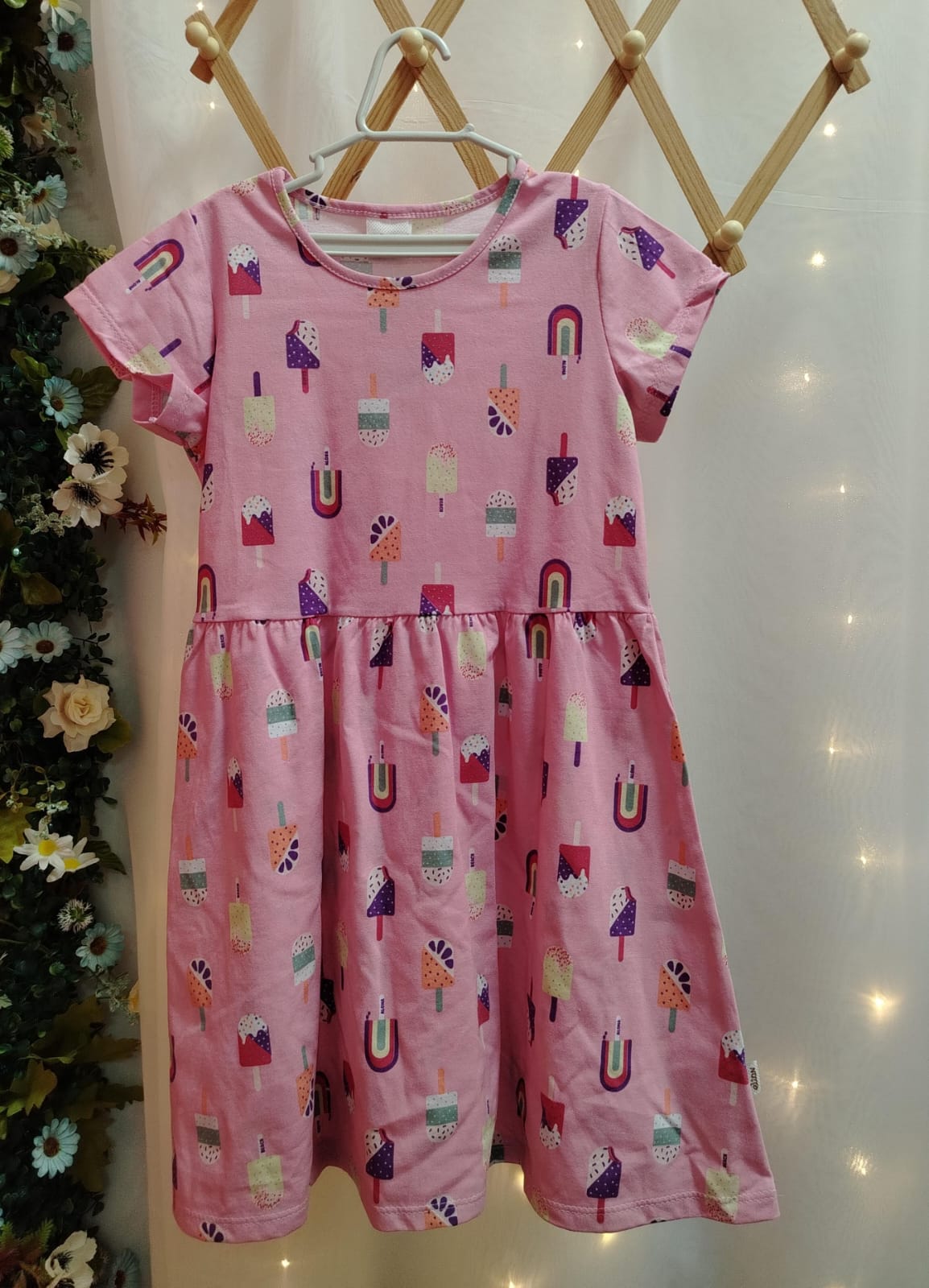 VESTIDO MC INF ESTAMPA PICOLES REF232202 TAM 8 - Imagem 2