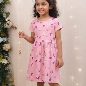 VESTIDO MC INF ESTAMPA PICOLES  REF232202 TAM 8