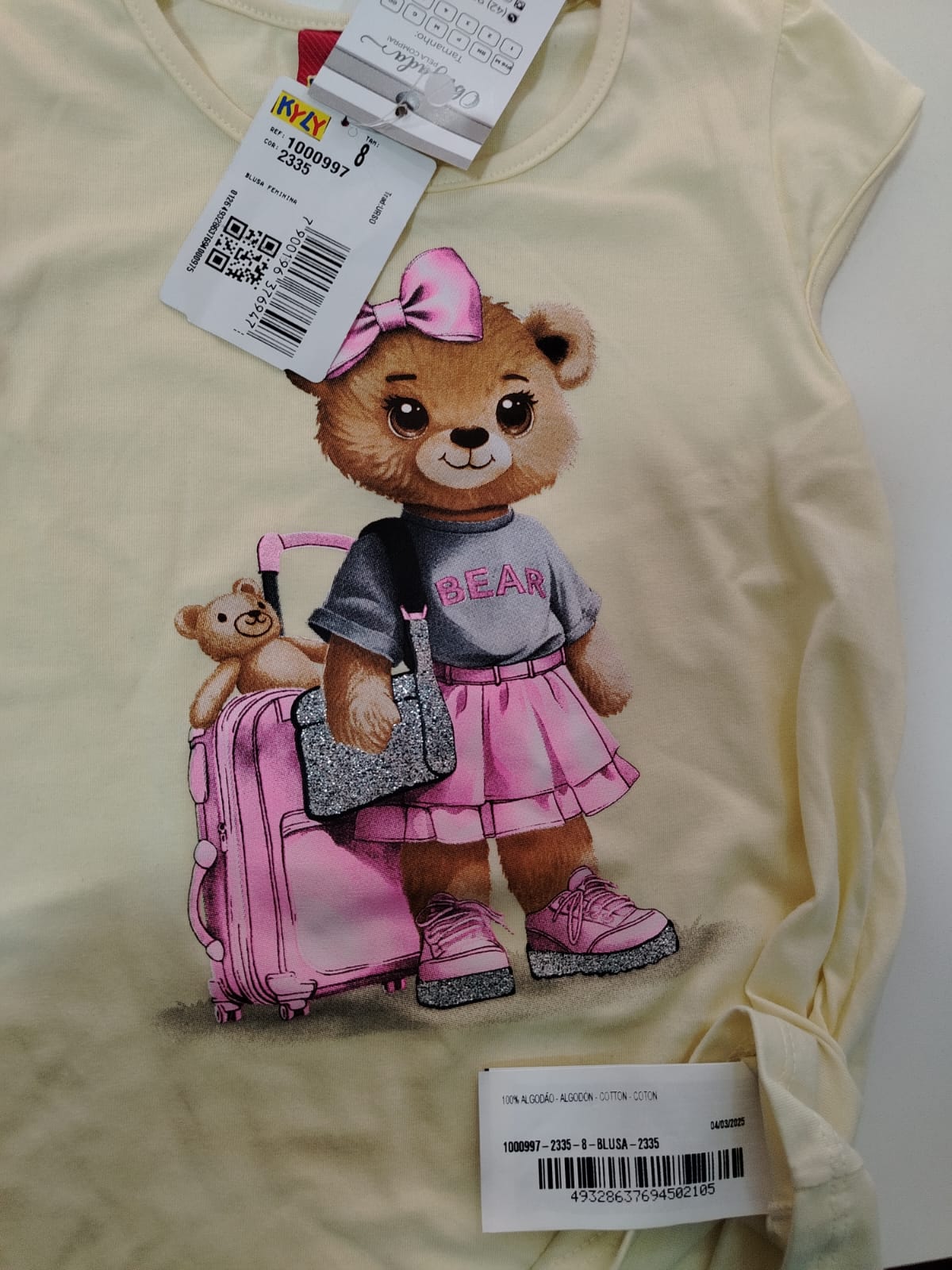 BLUSA MC URSINHA MALA 1000997 TAMANHO 8 - Imagem 3