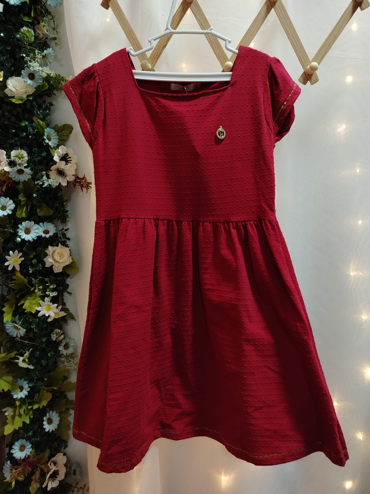 VESTIDO MC FIO BRILHO PIPOQUINHA 21635 TAMANHO 8 - Imagem 2