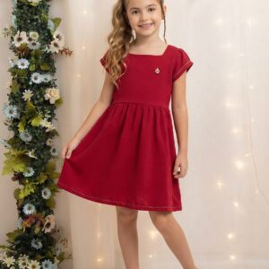 VESTIDO MC FIO BRILHO PIPOQUINHA  21635 TAMANHO 8