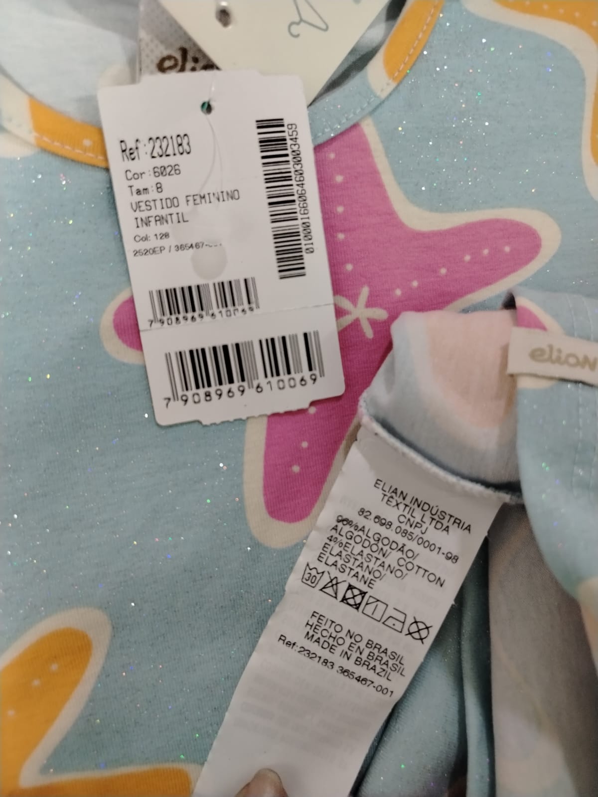 VESTIDO MC BRILHO FRANZIDO 232183 TAMANHO 8 - Imagem 5