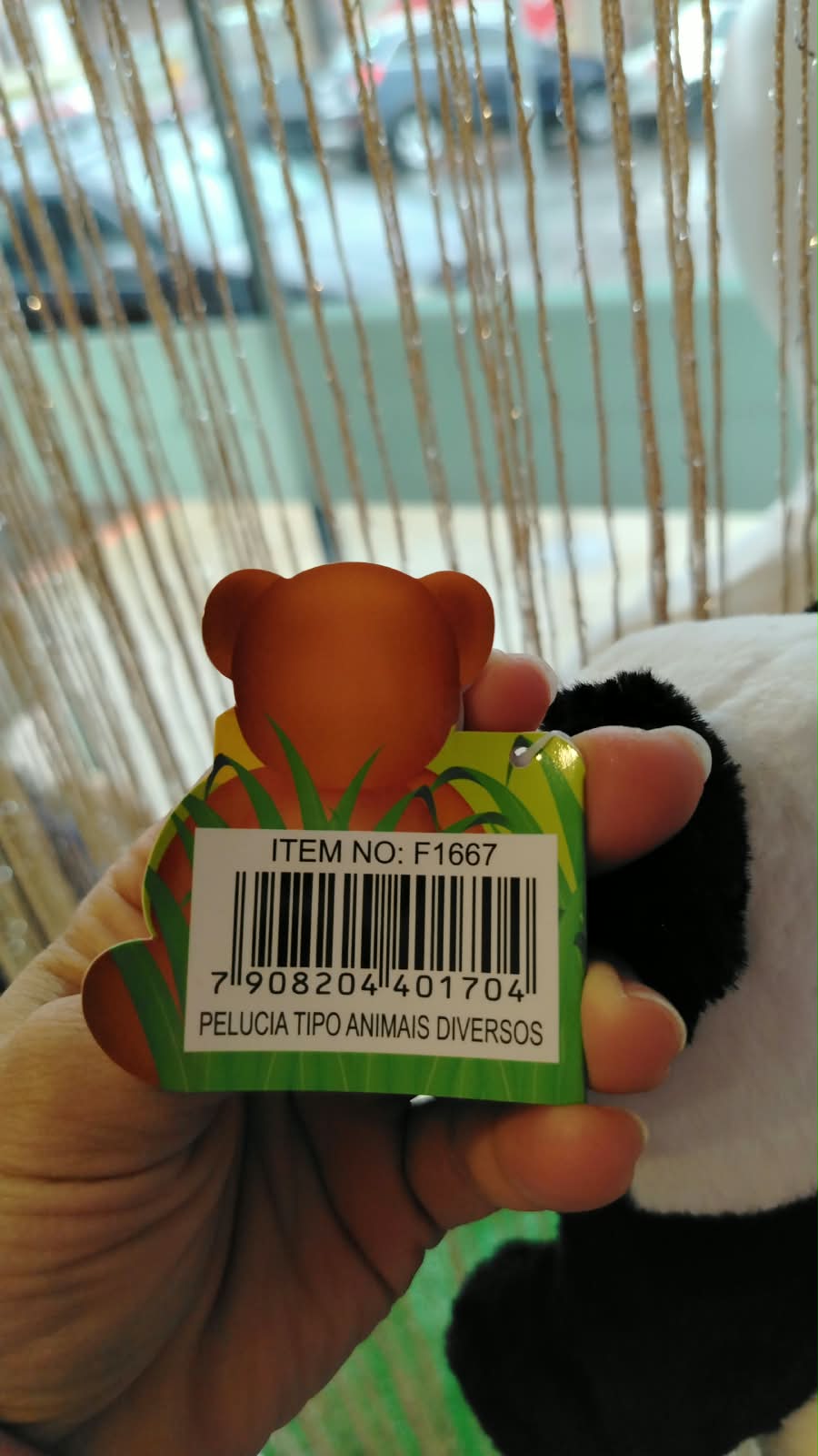 ANIMAIS PELUCIA SORT. 17CM 1667 FIZZY PANDA - Imagem 5