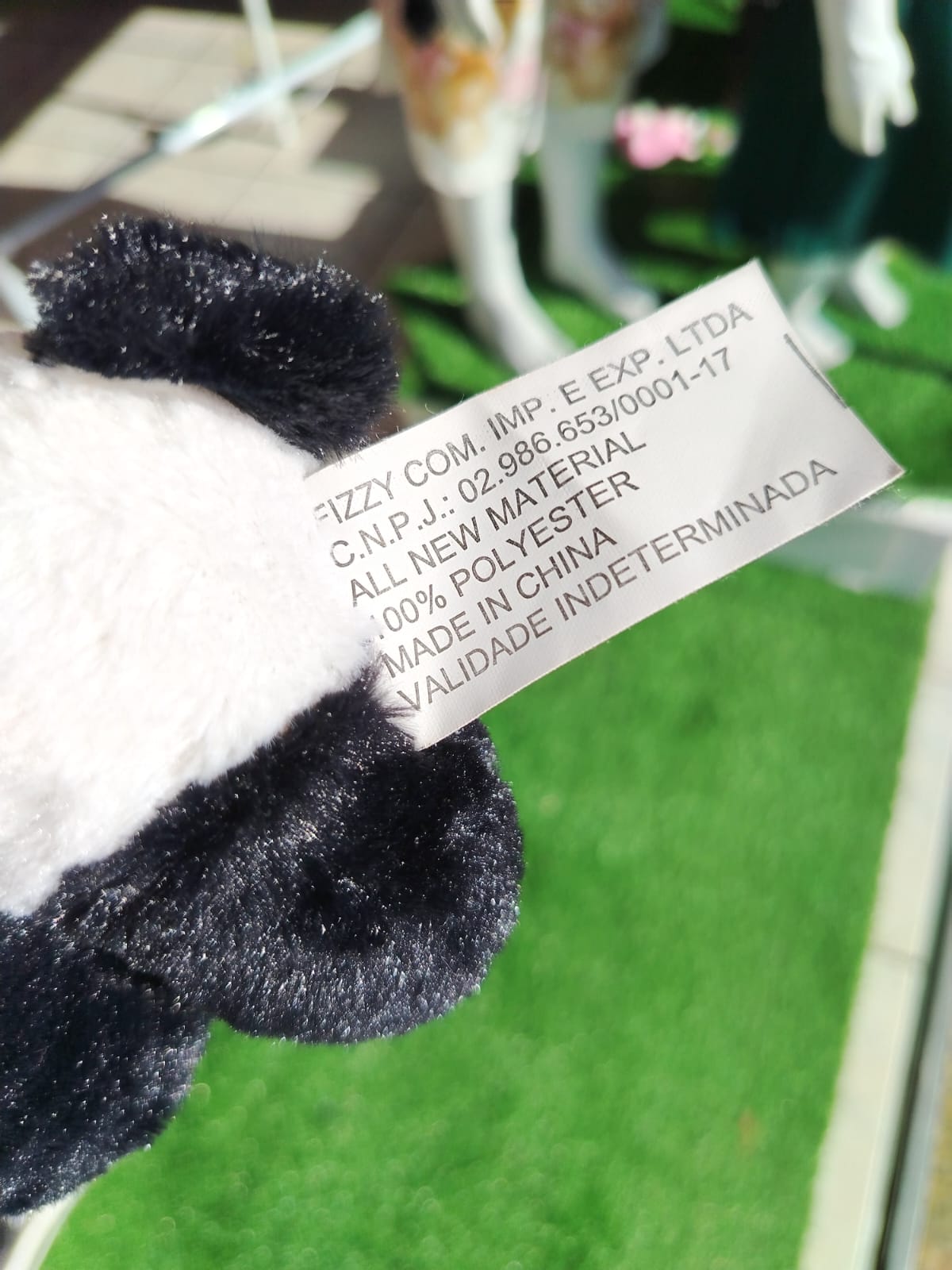ANIMAIS PELUCIA SORT. 17CM 1667 FIZZY PANDA - Imagem 4