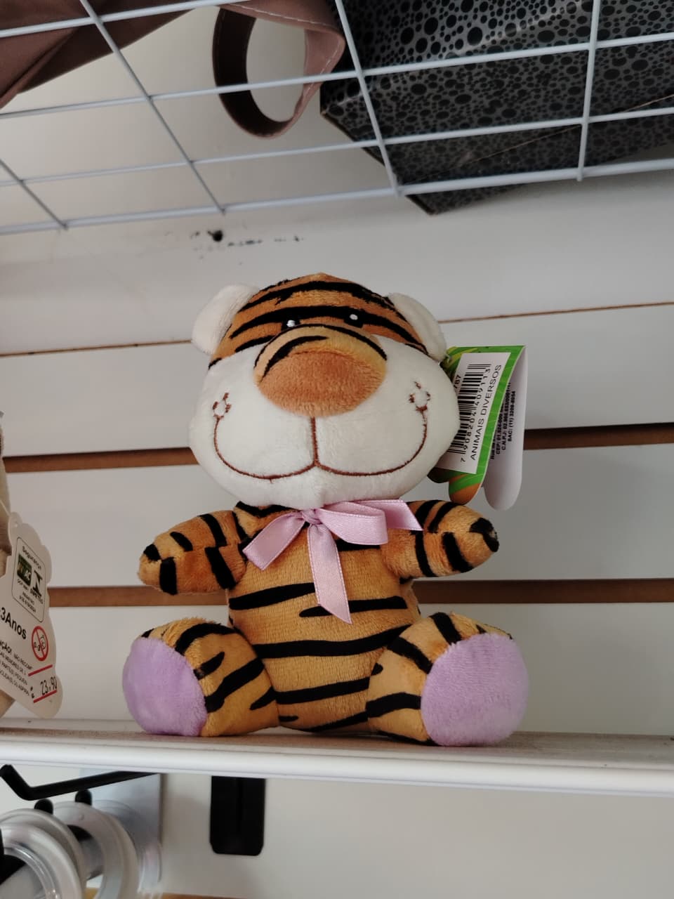 ANIMAIS PELUCIA SORT. 15CM 1787 FIZZY TIGRE P - Imagem 2