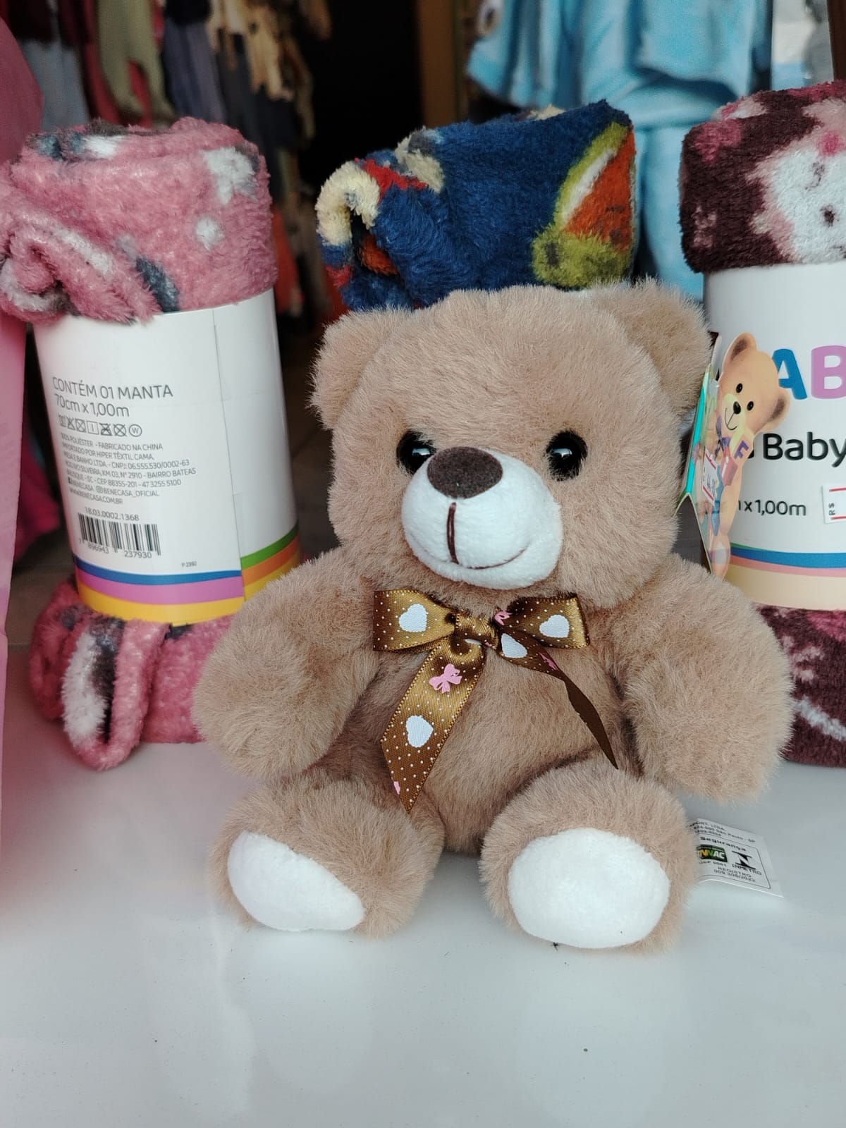 URSO PELUCIA 15CM RF.FC2607 FIZZY URSO MARROM - Imagem 2