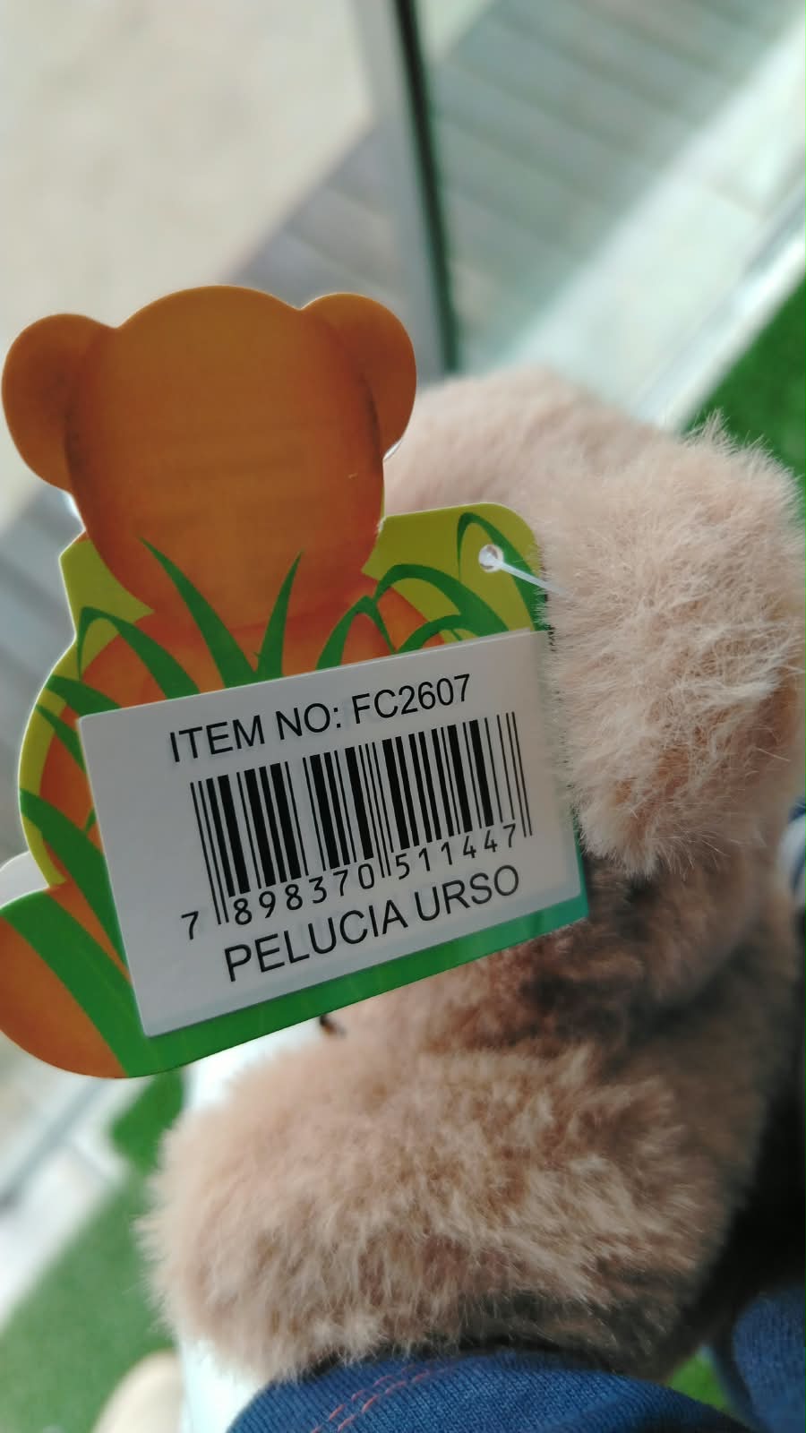URSO PELUCIA 15CM RF.FC2607 FIZZY URSO MARROM - Imagem 3