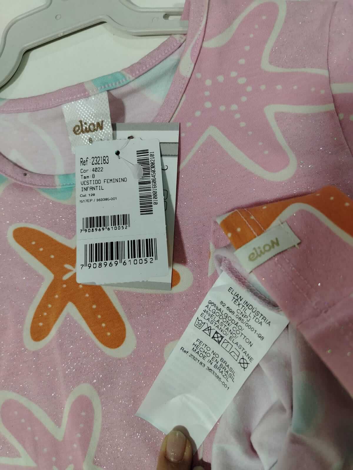 VESTIDO BRILHO FRANZIDO 232183 TAMANHO 8 - Imagem 4