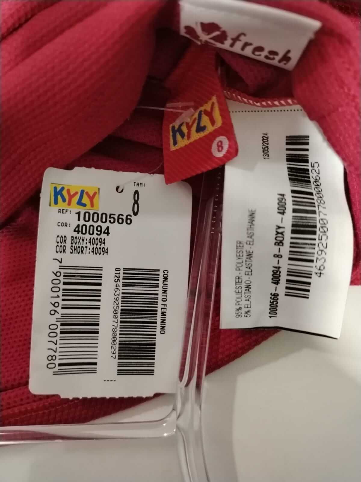 Conjunto Infantil Menina Kely 1000566 TAMANHO 8 - Imagem 4