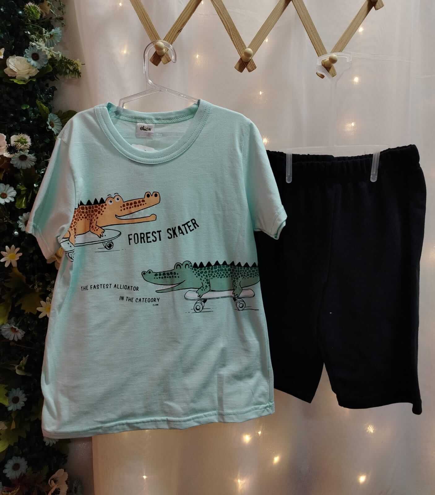 Conjunto jacare forest skater Elian - 221449 - tamanho 8 - Imagem 2