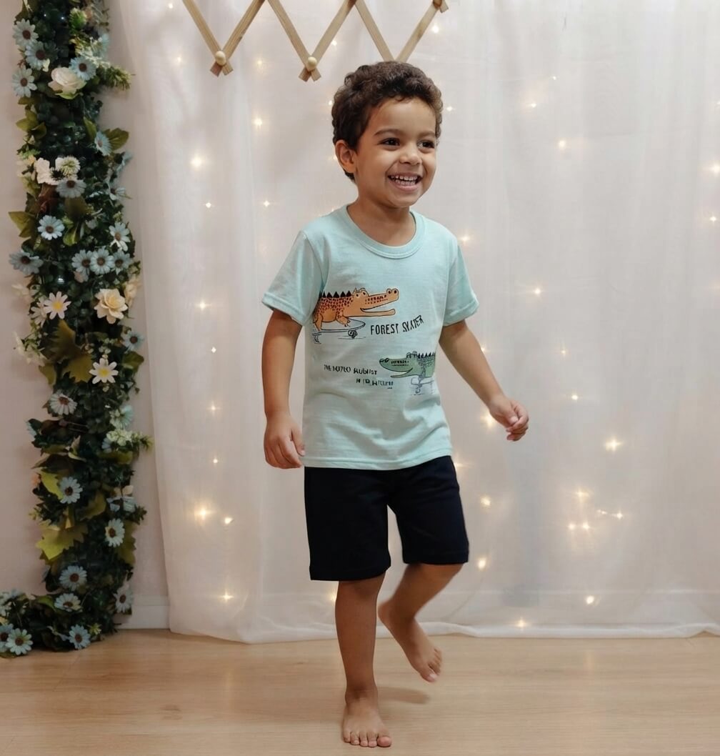 Conjunto jacare forest skater Elian - 221449 - tamanho 8