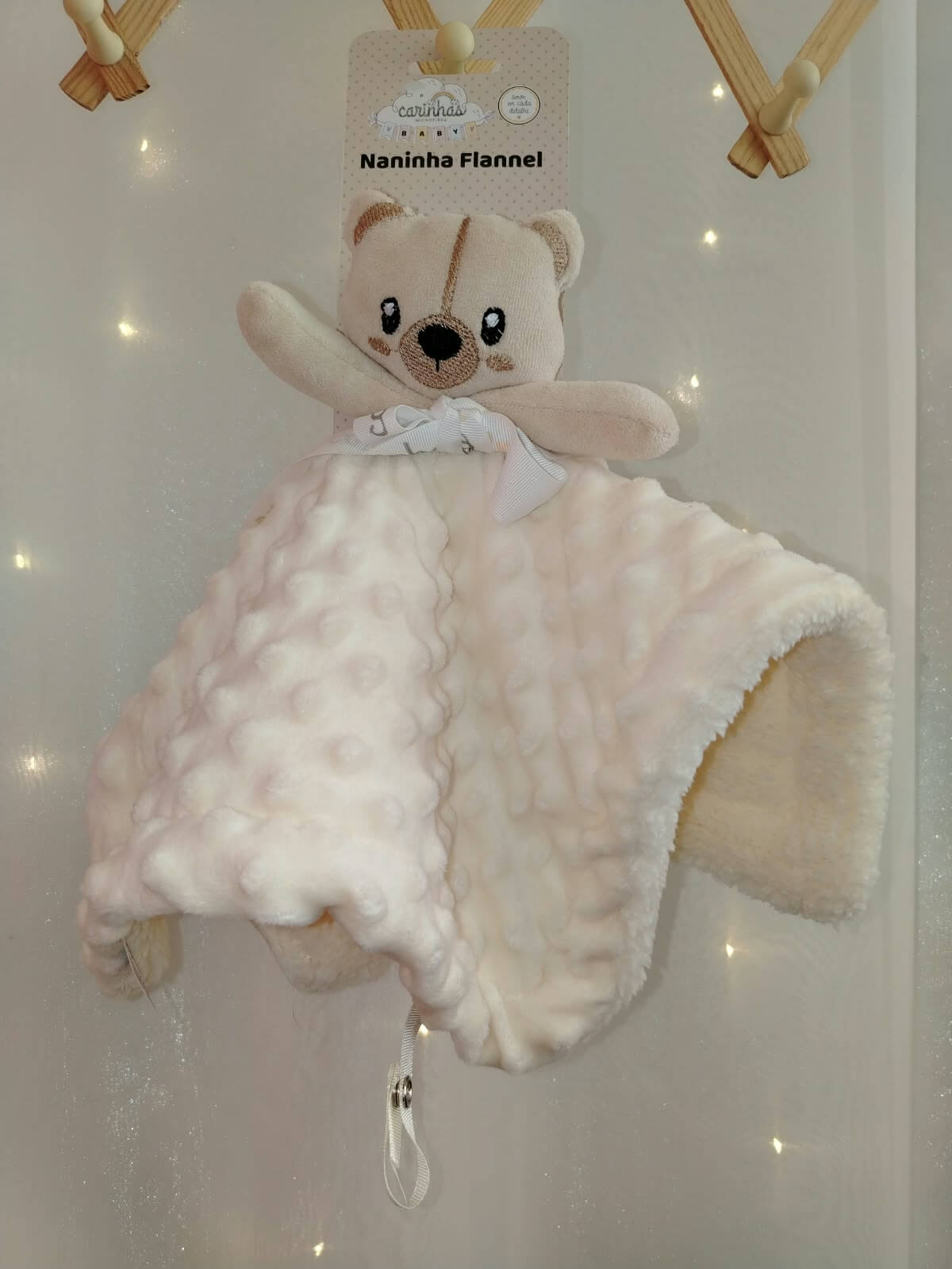 NANINHA BUBBLE URSINHO CARINHAS 30X35CM REF5015 BRANCO