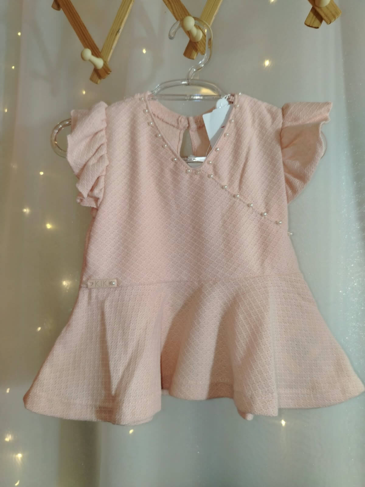 BLUSA MC PEPLUM PEROLAS Tam 2 REF2650155 TA - Imagem 2