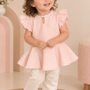 BLUSA MC PEPLUM PEROLAS Tam 2 REF2650155 TA